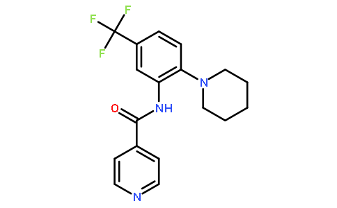 N-(2-(哌啶-1-基)-5-(三氟甲基)苯基)异烟酰胺