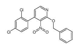 4-(2,4-dichlorophenyl)-3-nitro-2-phenylmethoxypyridine