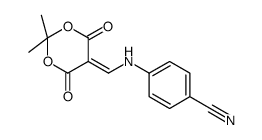 4-[(2,2-dimethyl-4,6-dioxo-1,3-dioxan-5-ylidene)methylamino]benzonitrile