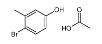 acetic acid,4-bromo-3-methylphenol
