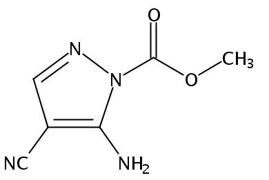 5 - 氨基- 4-氰基-1H -吡唑-1 - 羧酸甲酯