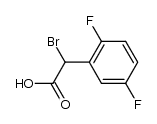 α-bromo-(2,5-difluorophenyl)acetic acid