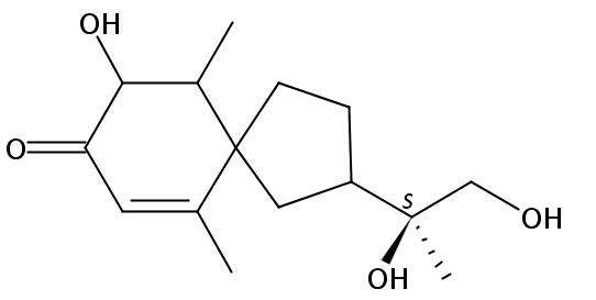3,11,12-三羟基螺旋菌-1(10)-烯-2-酮对照品(标准品) | 220328-04-1