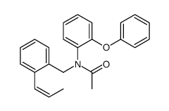 N-(2-phenoxyphenyl)-N-[(2-prop-1-enylphenyl)methyl]acetamide