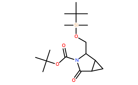 (1S,2S,5R)-3-BOC-2-[(叔丁基二甲基硅氧基)甲基]-4-氧代-3-氮杂双环[3.1.0]己烷