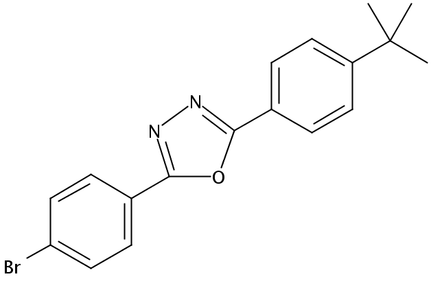 2-(4-bromophenyl)-5-(4-tert-butylphenyl)-1,3,4-oxadiazole