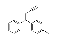 3-(4-methylphenyl)-3-phenylprop-2-enenitrile