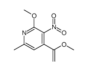 2-methoxy-4-(1-methoxyethenyl)-6-methyl-3-nitropyridine