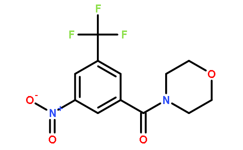 4-Morpholinyl[3-nitro-5-(trifluoromethyl)phenyl]methanone