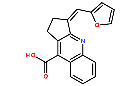 3-呋喃-2-基亚甲基-2,3-二氢-1H-环戊烷并[B]喹啉-9-甲酸