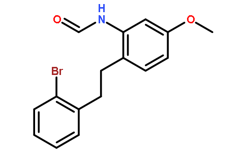 N-[2-[2-(2-溴苯基)乙基]-5-甲氧基苯基]甲酰胺