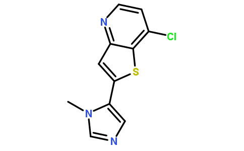 7-氯-2-(1-甲基-1H-咪唑-5-基)噻吩并[3,2-b]吡啶