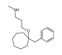 3-(1-benzylcycloheptyl)oxy-N-methylpropan-1-amine