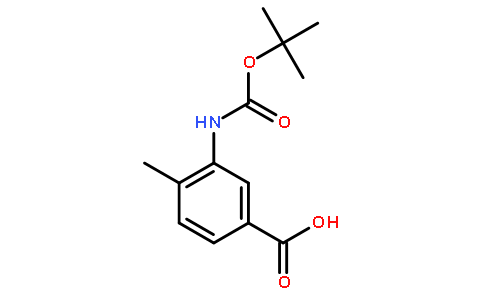 3-[(叔丁氧基羰基)氨基]-4-甲基苯甲酸
