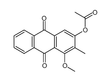 3-acetoxy-1-methoxy-2-methylanthraquinone
