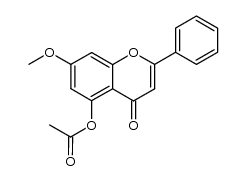 5-acetoxy-7-methoxyflavone