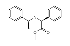 (S)-methyl 2-((S)-1-phenylethylamino)-2-phenylacetate