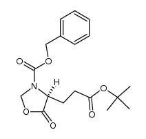 4(S)-(2-tert-butoxycarbonylethyl)-5-oxo-oxazolidine 3-carboxylic acid benzyl ester