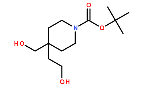 4-(2-羟基乙基)-4-(羟基甲基)-1-哌啶羧酸 1,1-二甲基乙酯