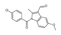 1-(4-chlorobenzoyl)-5-methoxy-2-methylindole-3-carbaldehyde