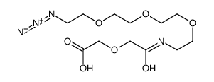 2-[2-[2-[2-[2-(2-azidoethoxy)ethoxy]ethoxy]ethylamino]-2-oxoethoxy]acetic acid