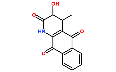 Griffithazanone A; (3R,4R)-3,4-二氢-3-羟基-4-甲基苯并[g]喹啉-2,5,10(1H)-三酮