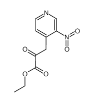 ethyl 3-(3-nitropyridin-4-yl)-2-oxopropanoate