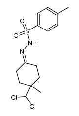 N'-(4-(dichloromethyl)-4-methylcyclohexylidene)-4-methylbenzenesulfonohydrazide