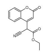 ethyl 2-cyano-2-(2-oxo-2H-chromen-4-yl)acetate