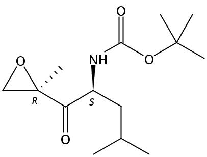 ((1S)-3-甲基-1-(((2R)-2-甲基环氧乙基)羰基)丁基)氨基甲酸叔丁酯