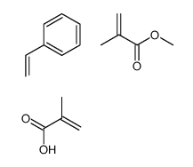 2-甲基-2-丙烯酸甲酯与乙烯基苯和2-甲基-2-丙烯酸的聚合物