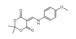 2,2-dimethyl-5-({[4-(methyloxy)phenyl]amino}methylidene)-1,3-dioxane-4,6-dione