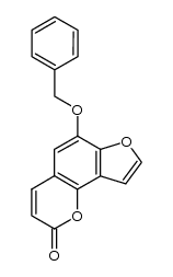 6-(benzyloxy)-2H-furo[2,3-h]chromen-2-one