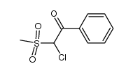 2-chloro-2-methylsulfonyl-1-phenylethanone