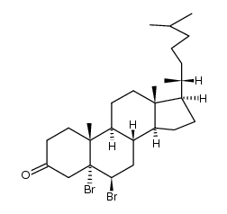 5,6β-dibromo-5α-cholestanone-(3)