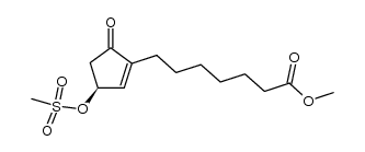 (S)-methyl 7-(3-((methylsulfonyl)oxy)-5-oxocyclopent-1-en-1-yl)heptanoate