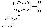 4-[(4-甲基苯基)硫基]噻吩并[2,3-c]吡啶-2-羧酸