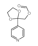 (2-pyridin-4-yl-1,3-dioxolan-2-yl)methyl formate