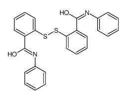 N-phenyl-2-[[2-(phenylcarbamoyl)phenyl]disulfanyl]benzamide