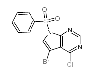 7-苯磺酰基-5-溴-4-氯-7H-吡咯并[2,3-d]嘧啶
