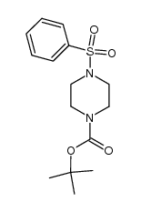 叔-丁基 4-(苯磺酰)哌嗪-1-羧酸酯
