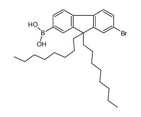 (7-bromo-9,9-dioctylfluoren-2-yl)boronic acid