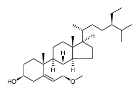7 beta-甲氧基豆甾-5-烯-3beta-醇对照品(标准品) | 256445-66-6