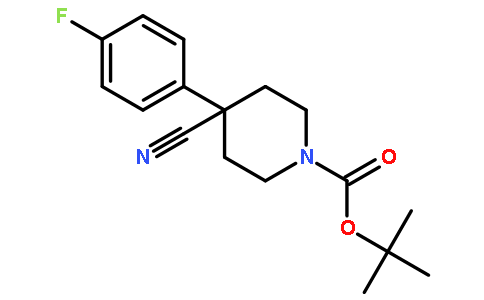 4-氰基-4-(4-氟苯基)哌啶-1-羧酸叔丁酯