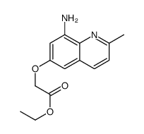 (2-甲基-8-氨基喹啉-6-氧基)乙酸乙酯