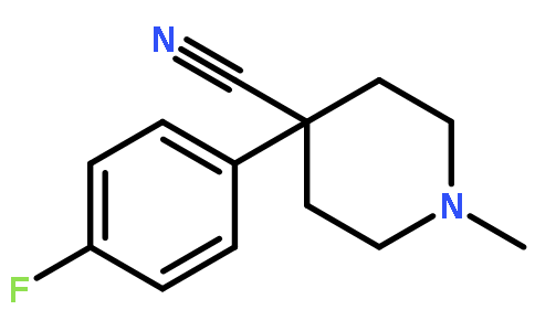 4-(4-氟苯基)-1-甲基哌啶-4-甲腈