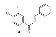 1-(2,4-dichloro-5-fluorophenyl)-3-phenylprop-2-en-1-one