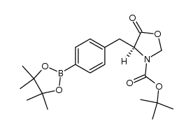 (4S)-3-t-butyloxycarbonyl-4-[4-(2,3-dimethyl-2,3-butanediolatoboryl)benzyl]-5-oxazolidinone