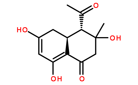(3R,4S)-REL-4-乙酰基-3,4-二氢-3,6,8-三羟基-3-甲基-1(2H)-萘酮对照品(标准品) | 263368-92-9