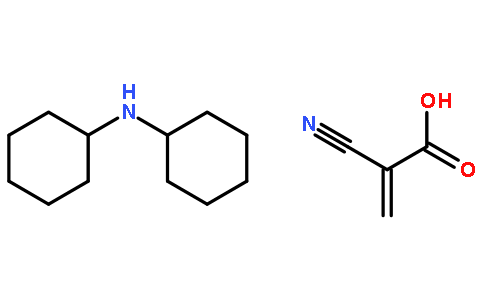 2-丙烯酸, 2-氰基-（二环己铵盐形式）